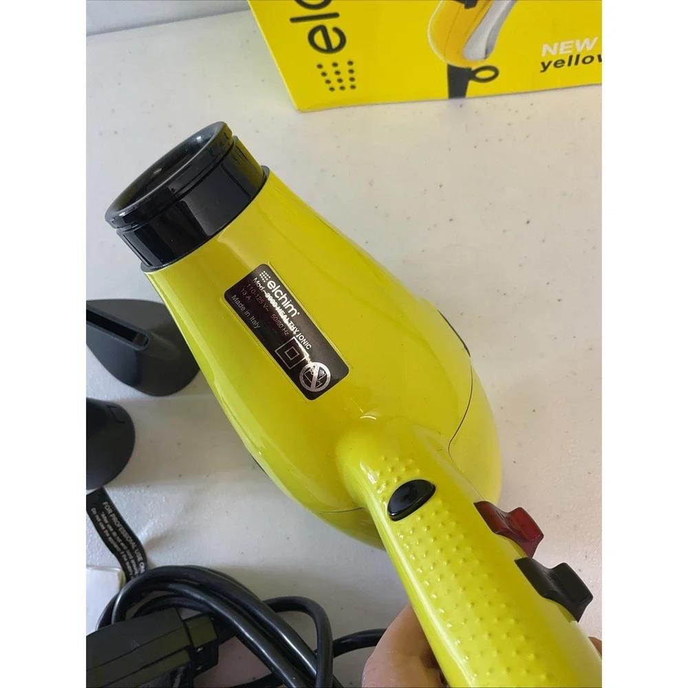 3900 Healthy Ionic Hair Dryer‎ - Yellow Daisy by Elchim for Unisex - 1 Pc